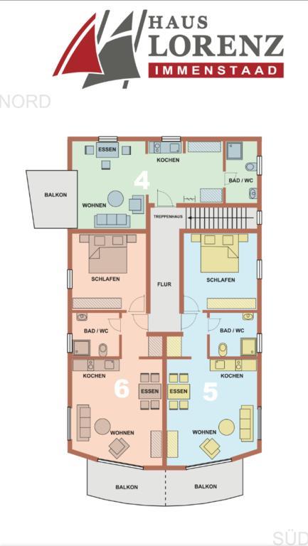 Haus Lorenz, Ferienwohnungen อิมเมนชตาด อัม โบเดนเซ ภายนอก รูปภาพ